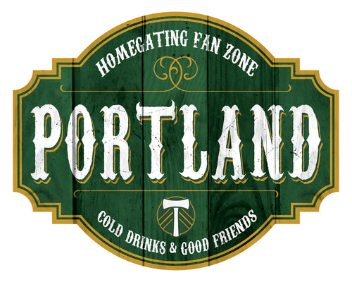Portland Timbers Homegating Wood Tavern Sign 