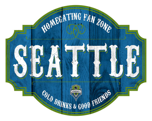 Seattle Sounders Homegating Wood Tavern Sign