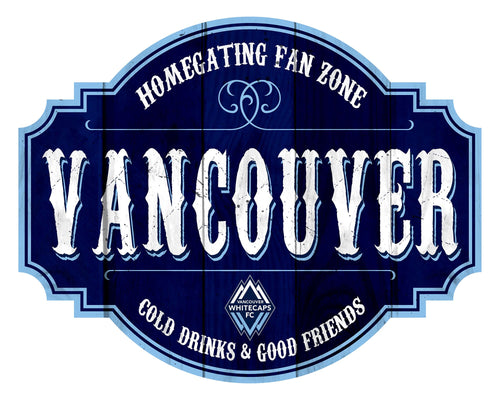 Vancouver Whitecaps Homegating Wood Tavern Sign