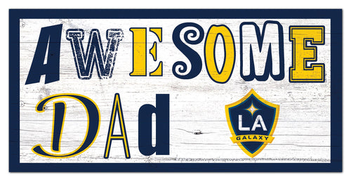 LA Galaxy Awesome Dad Wood Sign - 6