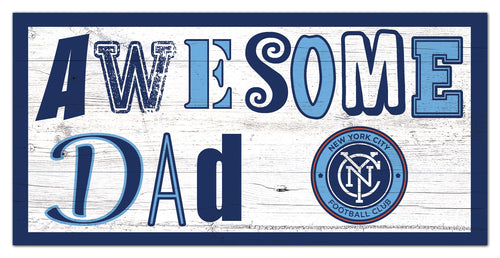 New York City FC Awesome Dad Wood Sign - 6