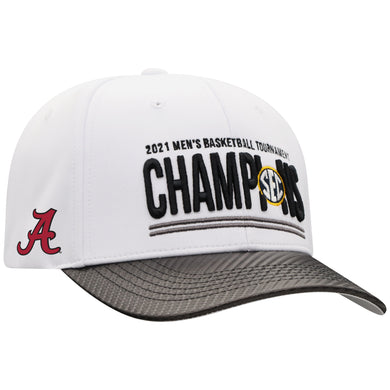 Alabama Crimson Tide 2021 SEC Basketball Tournament Champions Locker Room Hat