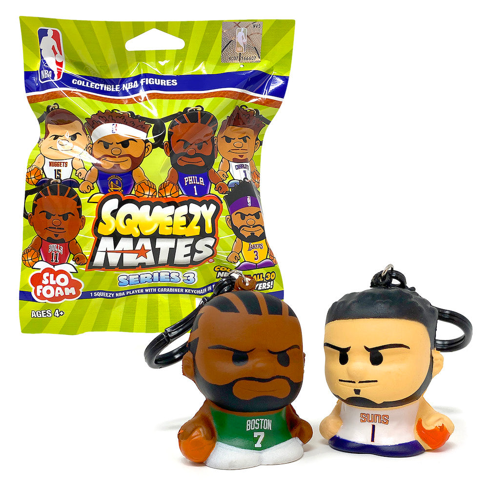 SqueezyMates NBA Series 3 Bundle of 4 Pack Bundle Sports Fanz