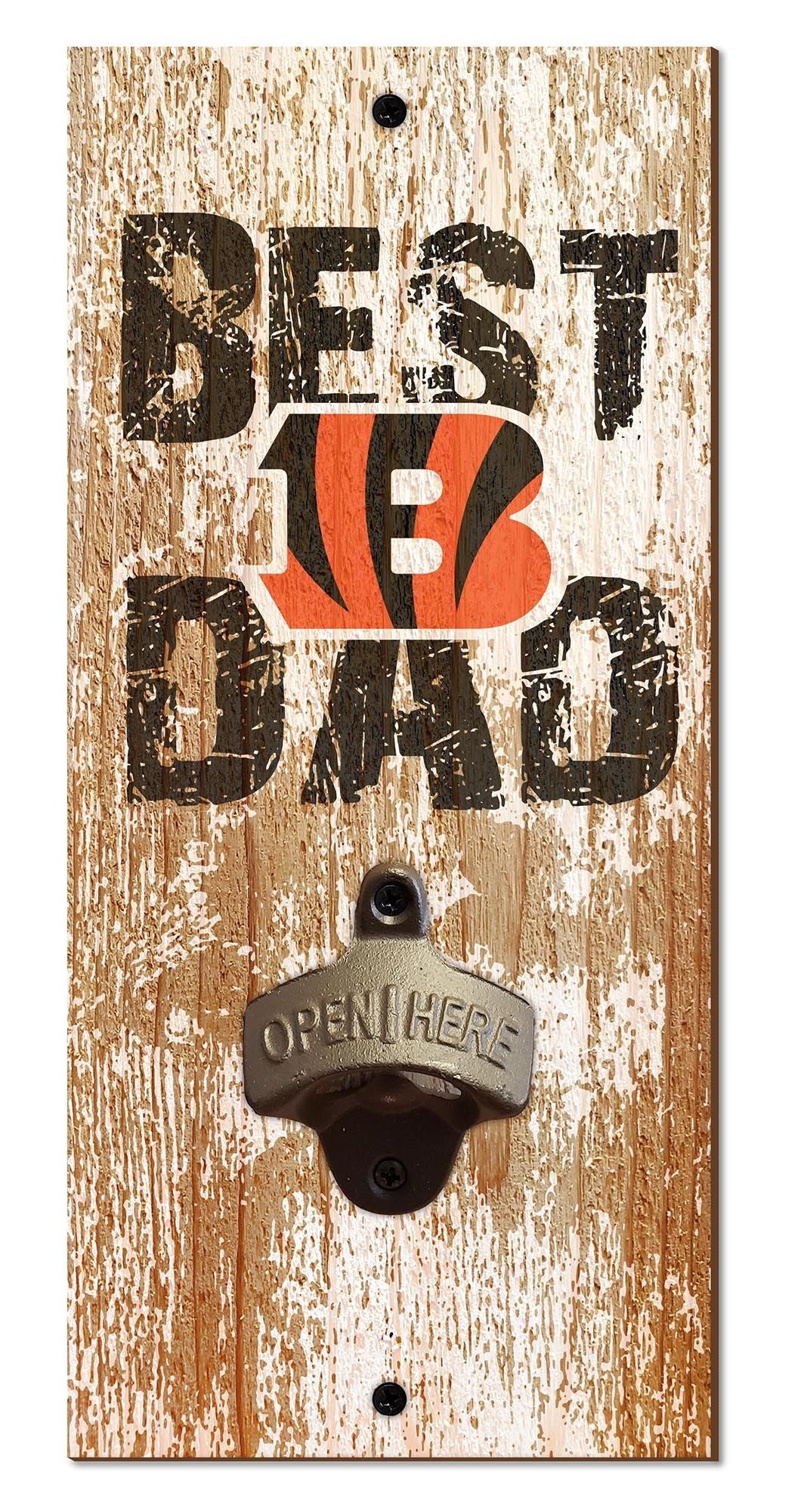 Cincinnati Bengals Best Dad Bottle Opener