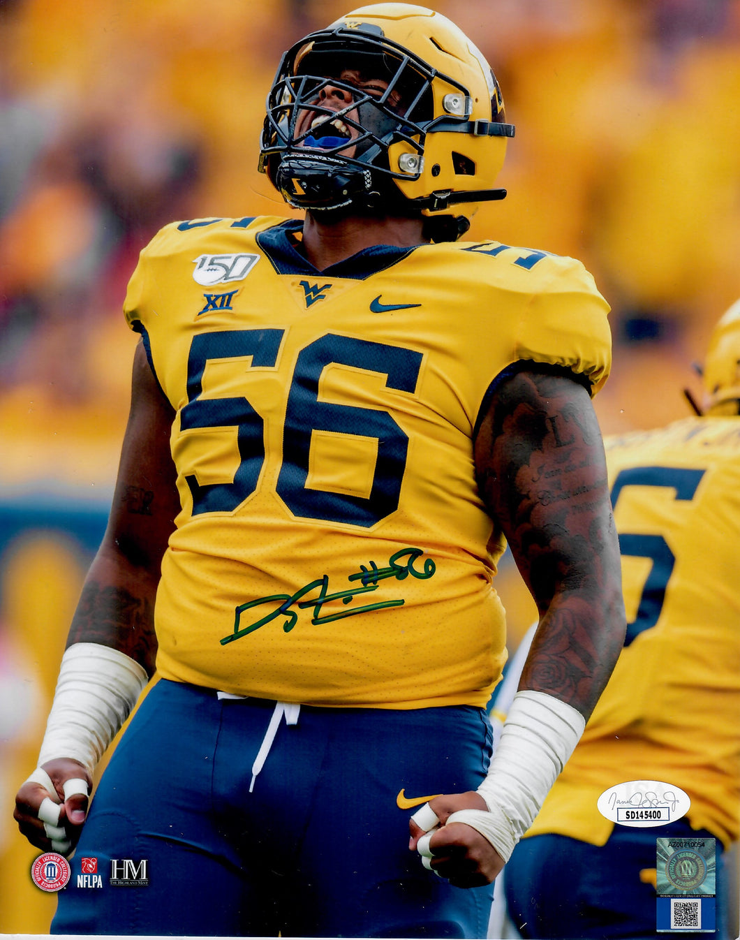 Darius Stills West Virginia Mountaineers Signed 8x10 Photo