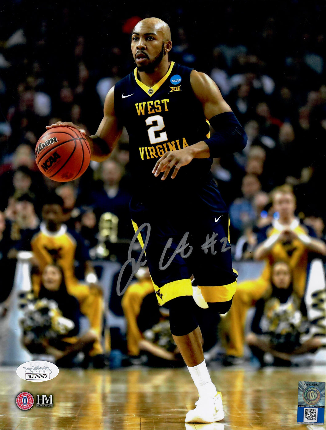 Jevon Carter West Virginia Mountaineers Autograph 8x10