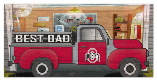 Ohio State Buckeyes Best Dad Truck Sign - 6