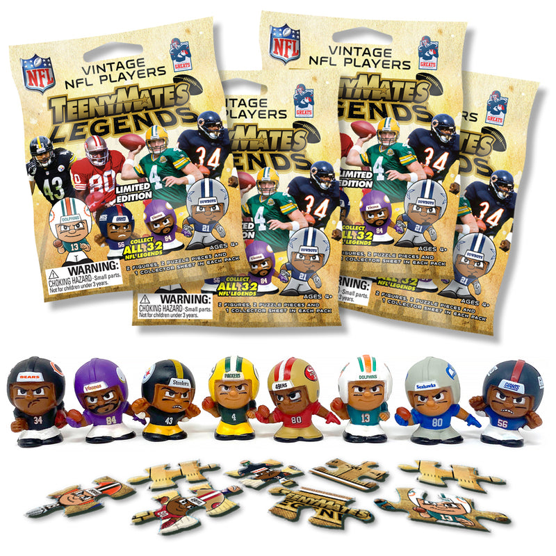 TeenyMates NFL Legends Limited Edition 4 Pack Bundles – Sports Fanz