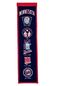 Minnesota Twins Heritage Banner - 8"x32"