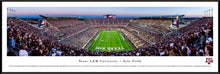 Texas A&M Aggies Football Kyle Field End Zone Line Panoramic Picture