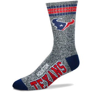 Houston Texans - Marbled 4 Stripe Deuce Socks