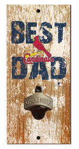 St. Louis Cardinals Best Dad Bottle Opener