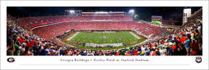 Georgia Bulldogs Sanford Stadium Football Panoramic Picture