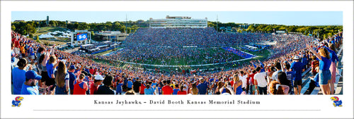 Kansas Jayhawks Football David Booth Kansas Memorial Stadium Panoramic Picture