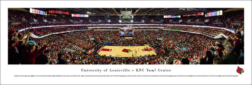 Louisville Cardinals Basketball KFC Yum! Center Panoramic Picture