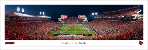Louisville Cardinals Football Cardinals Stadium End Zone Panoramic Picture