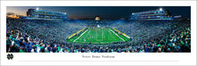 Notre Dame Fighting Irish Football End Zone Panoramic Picture
