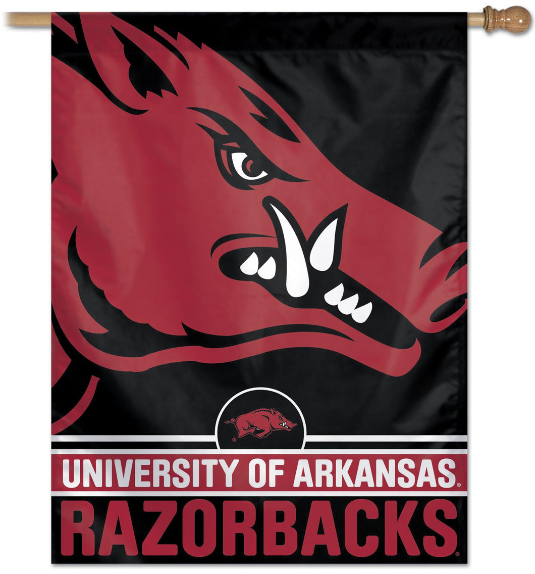 Arkansas Razorbacks Vertical Flag 27