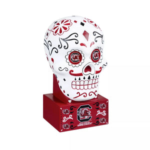 South Carolina Gamecocks Sugar Skull Statue