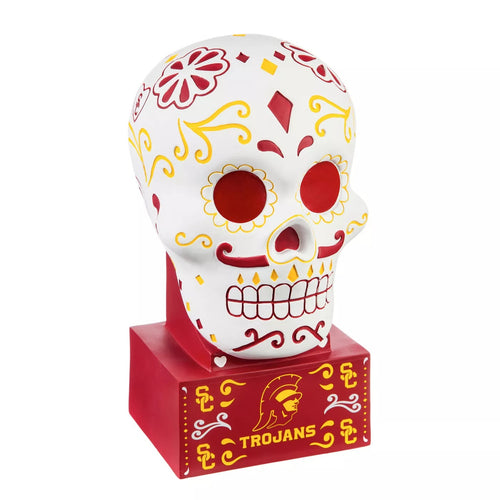 USC Trojans Sugar Skull Statue