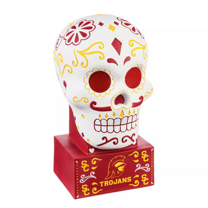 USC Trojans Sugar Skull Statue