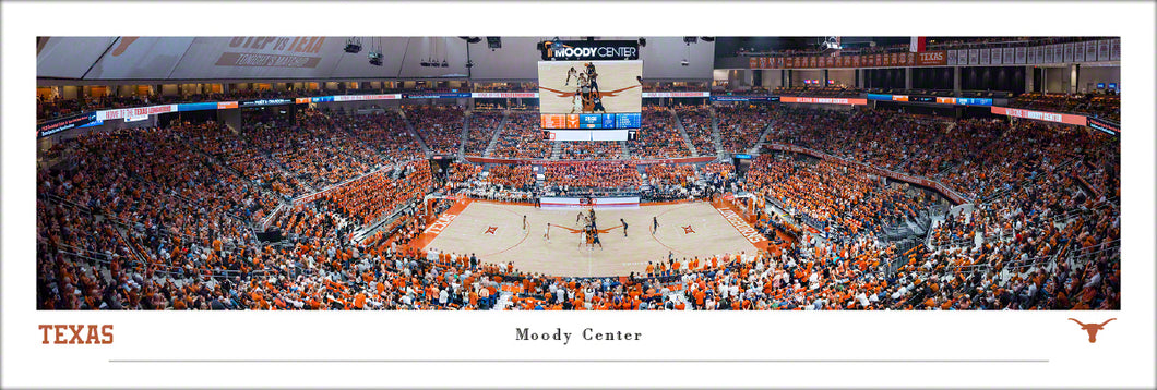 Texas Longhorns Basketball Erwin Events Center Panoramic Picture
