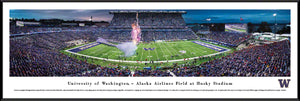 Washington Huskies Football Husky Stadium 50 Yard Line Panoramic Picture