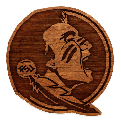 FSU Seminoles Wood Wall Hanging Cherry - Large Size