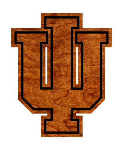 Indiana Hoosiers Wood Wall Hanging Cherry - Standard Size