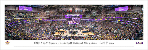 LSU Tigers NCAA Women's Basketball National Champions Panoramic Picture