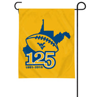 wvu, football, wvu flag, wvu 125