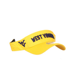 West Virginia Mountaineers Bleachers Gold Visor