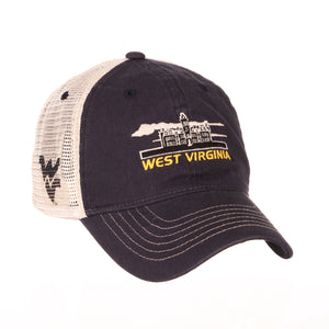 West Virginia Mountaineers Destination Woodburn Hall Trucker Hat