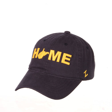 West Virginia Mountaineers WV Home Navy Adjustable Hat