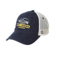 West Virginia Mountaineers Coliseum Meshback Adjustable Hat
