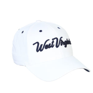 West Virginia Mountaineers Script Fitted Hat