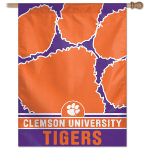 Clemson Tigers Vertical Flag - 27" X 37"