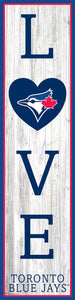Toronto Blue Jays Love Door Leaner  6"x24"