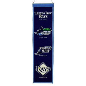 Tampa Bay Rays Heritage Banner - 8"x32"