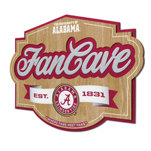 Alabama Crimson Tide 3D Fan Cave Wood Sign
