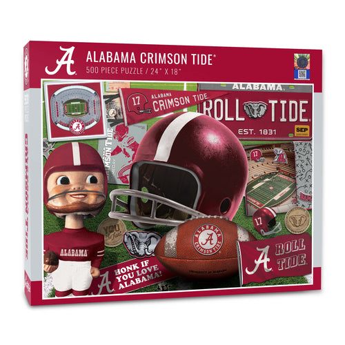 Alabama Crimson Tide Retro Series Puzzle