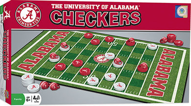 NCAA fan gear Alabama Crimson Tide checkers set from Sports Fanz