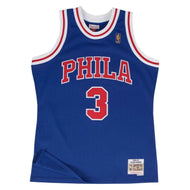 Allen Iverson Philadelphia 76ers Mitchell & Ness Blue 1996/97 Hardwood Classics Swingman Jersey