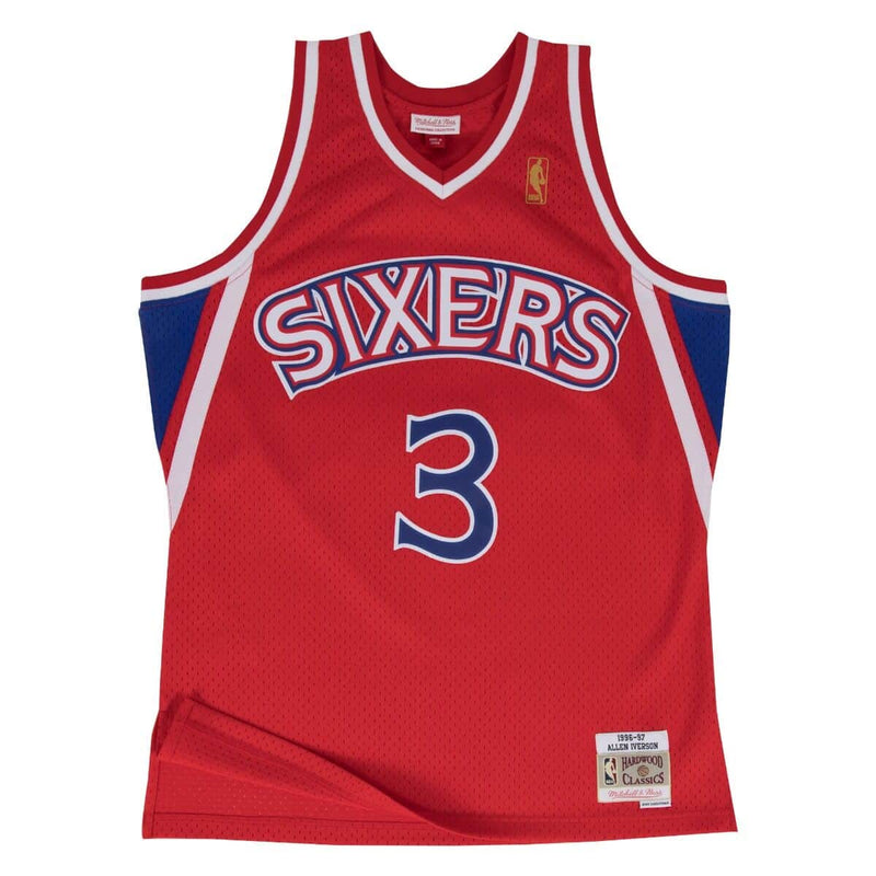 Hardwood Classics 1996-97 Fadeaway Philadelphia Sixers Allen Iverson J –  Deadstock