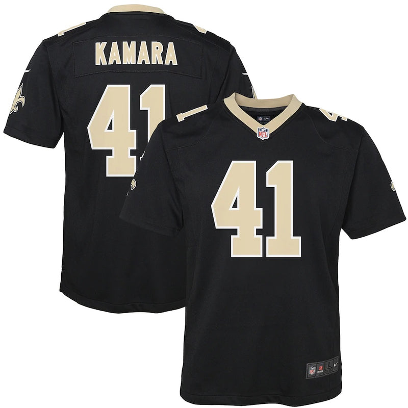 Nike Youth New Orleans Saints Alvin Kamara #41 White Game Jersey