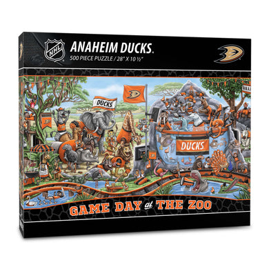 Anaheim Ducks Game Day At The Zoo 500 Piece Puzzle