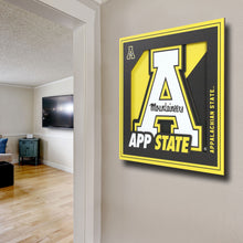 Appalachian State Mountaineers 3D Logo Series Wall Art - 12"x12"