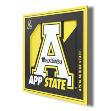 Appalachian State Mountaineers 3D Logo Series Wall Art - 12"x12"
