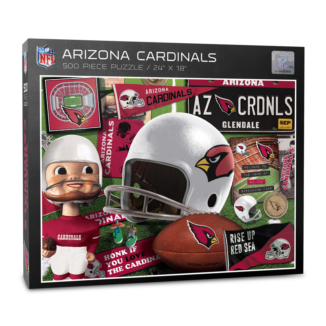 Arizona Cardinals Retro Series Puzzle