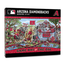Arizona Diamondbacks Game Day At The Zoo 500 Piece Puzzle